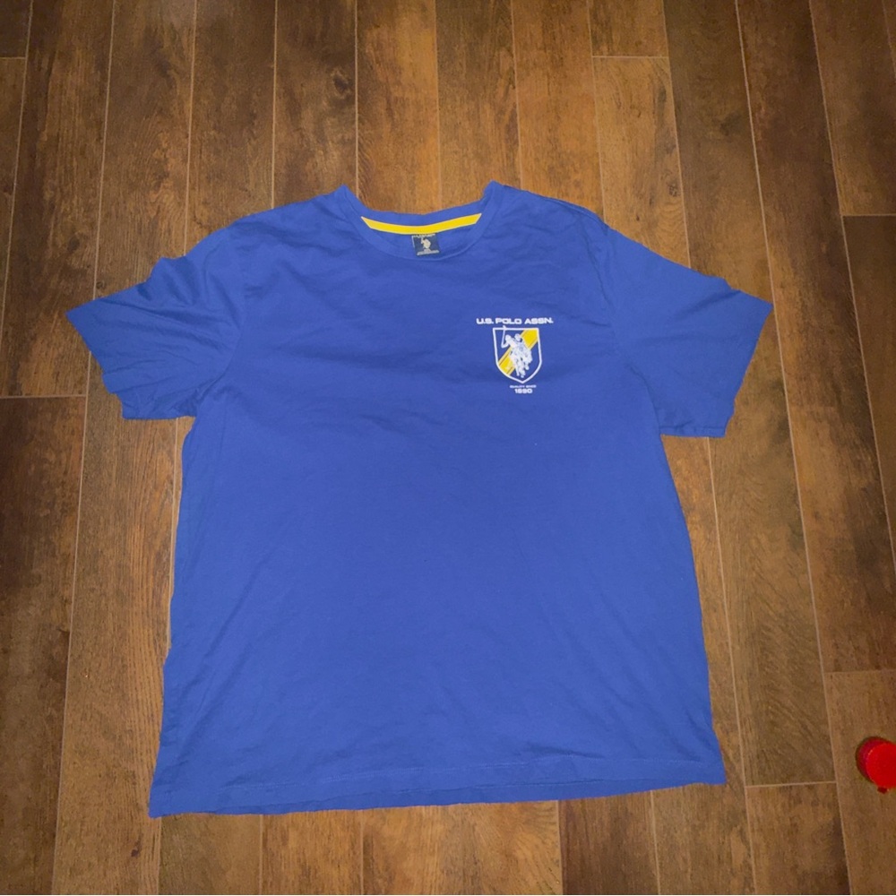 Men's 2XL U.S Polo Assn. Blue Logo T-Shirt